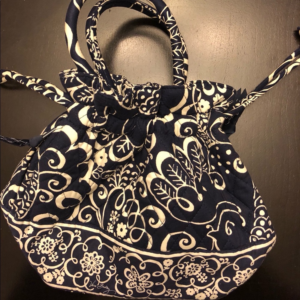 TWIRLY BIRDS NAVY VERA BRADLEY BAG PURSE * NWOT*